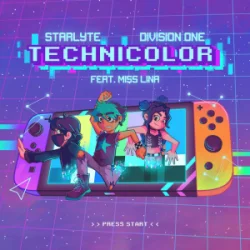 Cover STARLYTE & Division One & Miss Lina - Technicolor