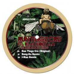 Cover Run Tingz Cru feat. Blackout J.A. - Ganja Man Ting (JMan Remix)