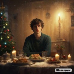 Cover Нейросеть. Автор Смирнов Радион Михайлович - Старый Новый год встречаем мы в разлуке