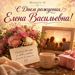 Cover Minatrix AI - С Днем рождения, Елена Васильевна!