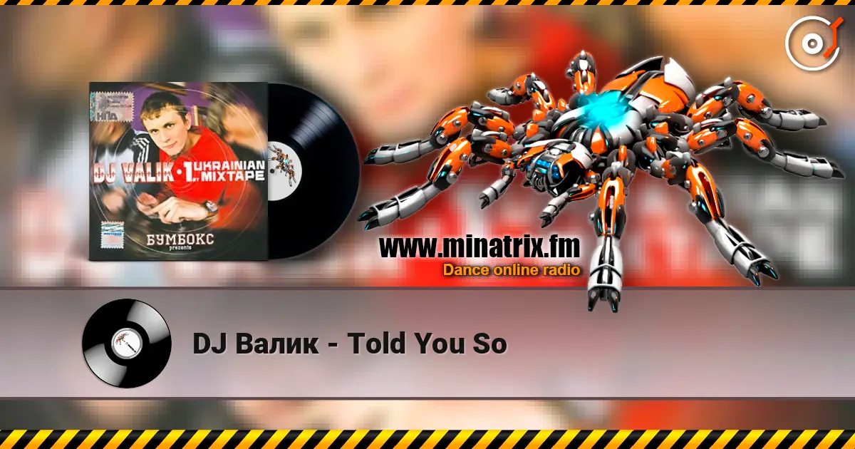DJ Валик - Told You So online in hoher Qualität hören | Minatrix.FM