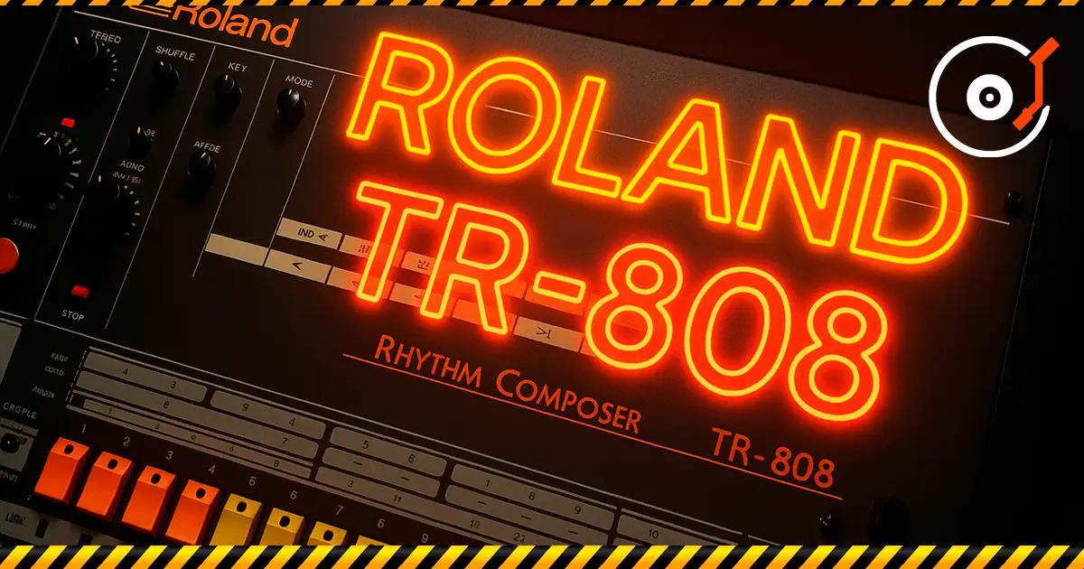 Roland TR-808 — die legendäre Drum-Machine, die die Musik verändert hat.