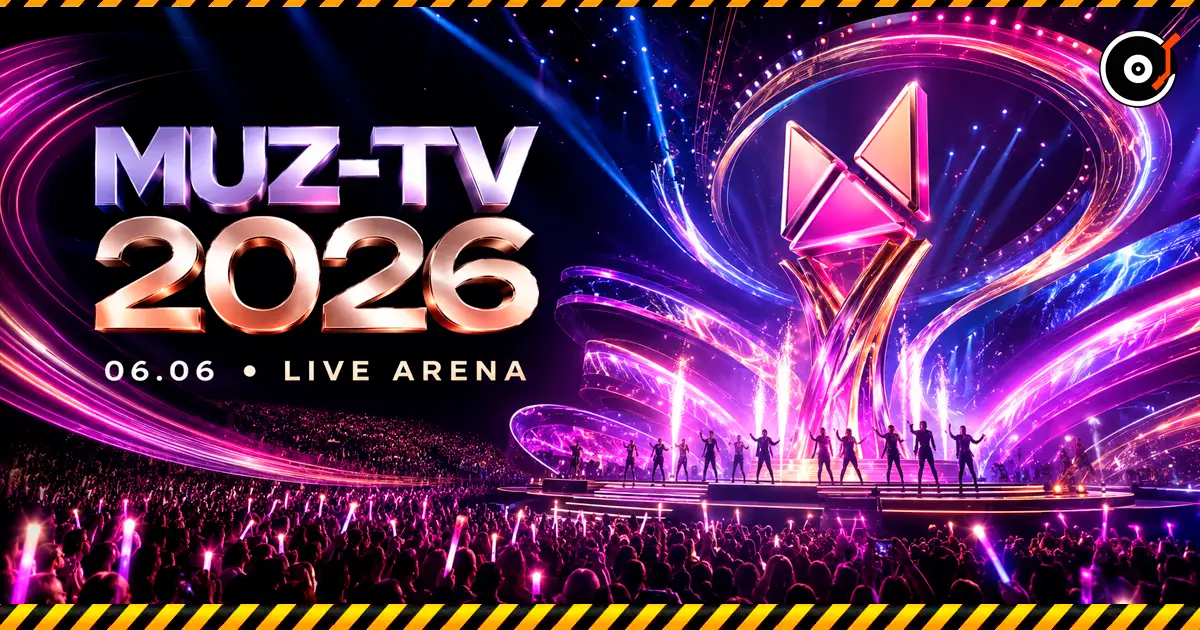 „MUZ-TV 2026. Bewegung“: Am 6. Juni wird die Live Arena zum Zentrum der großen Popszene